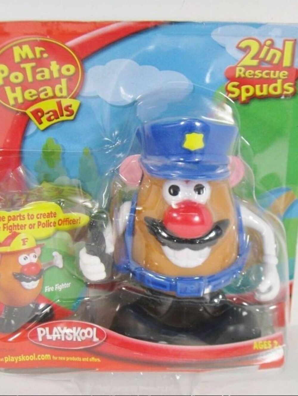 Vintage 2002 NIB Mr. Potato Head 2 In 1 Rescue Spuds Playset